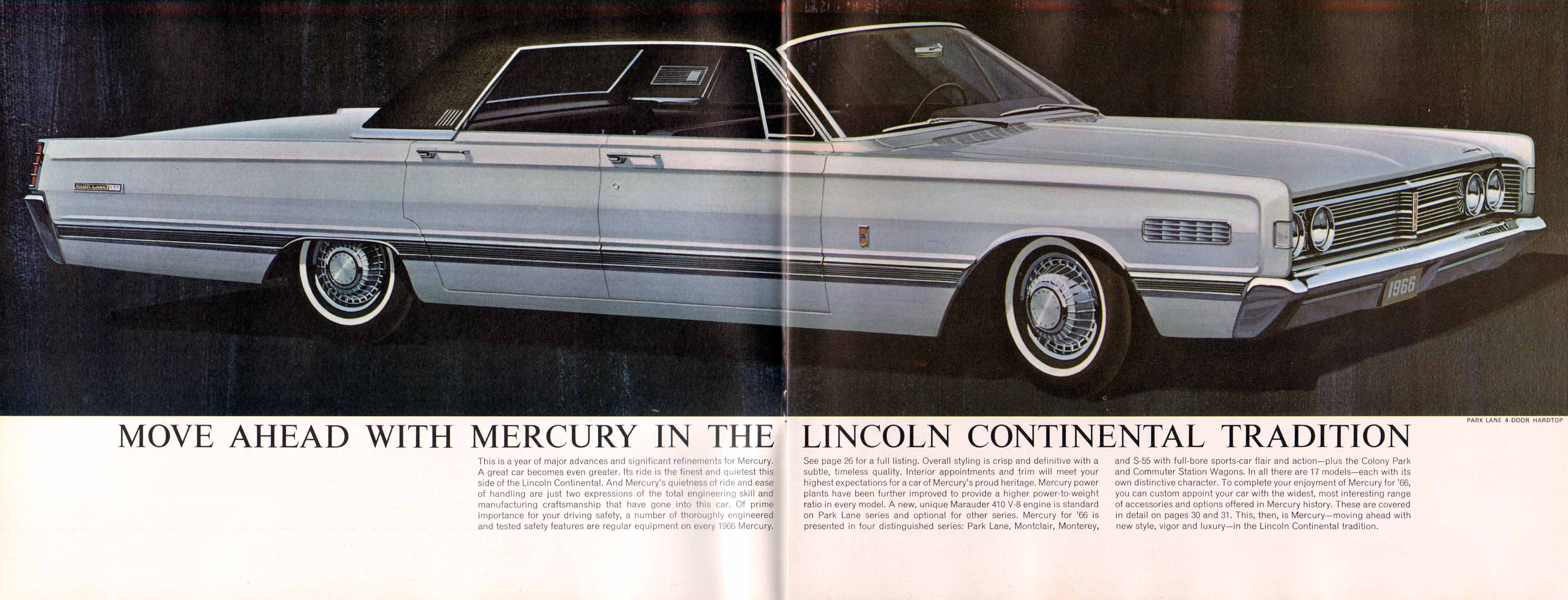 1966 Mercury Full-Size Brochure Page 9